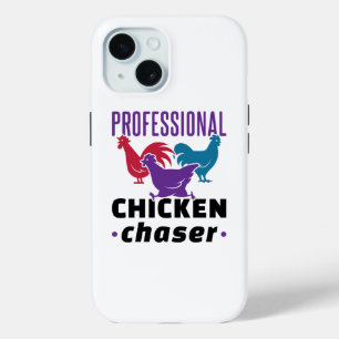 Berufliches Hühnchen Chaser Farbenfrohe Hühner Case-Mate iPhone Hülle