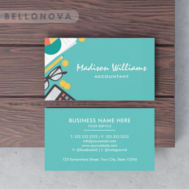 Berufliches, individualisierbares Weißlichtblau Visitenkarte (Customizable White Bright Blue Professional Business Card)