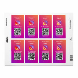 Berufliches Instagramm-Logo folgen Qr-Code
