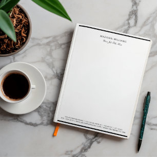 Berufliches kundenspezifisches Geschäft Briefbogen