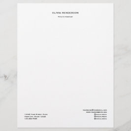 Berufliches kundenspezifisches Geschäft Briefbogen