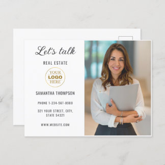 Berufliches kundenspezifisches Geschäft Feiertagspostkarte