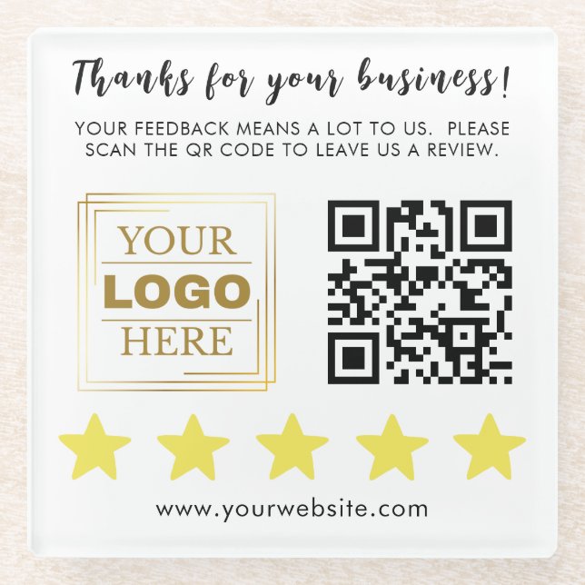 Berufliches kundenspezifisches Geschäft Glasuntersetzer (Vorderseite)