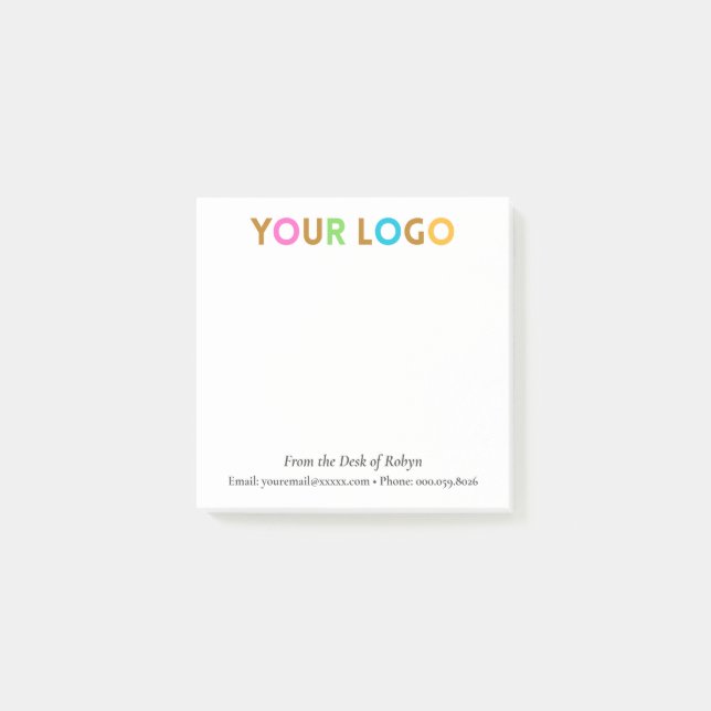 Berufliches kundenspezifisches Geschäft Post-it Klebezettel (Vorderseite)