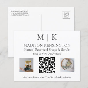 Berufliches kundenspezifisches Geschäft Postkarte