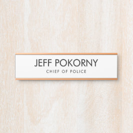 Berufliches kundenspezifisches Geschäft Türschild