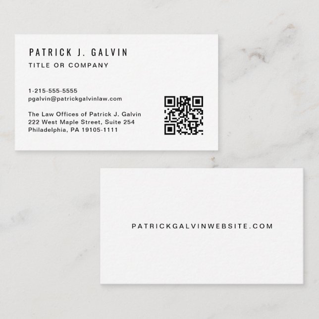 Berufliches kundenspezifisches Geschäft Visitenkarte (Vorne/Hinten)