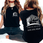 Berufliches Landschaftsbild für den Rasenpflege T-Shirt<br><div class="desc">Zeigen Sie Ihr landschaftliches Know-how mit unserem Lawn Care Logo Beruflich Landscaping Business T - Shirt. Dieser T - Shirt wurde für Rasenpfleger konzipiert und zeichnet sich durch ein modernes Schwarz-Graues Logo aus, das Professionalität und Stil vermittelt. Ideal für Unternehmen, die Rasenmähen, Gartenarbeiten und Gartendesign anbieten, bietet es Platz für...</div>