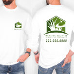 Berufliches Landschaftsbild für den Rasenpflege T-Shirt<br><div class="desc">Zeigen Sie Ihr Know-how mit unserem T - Shirt für Berufliche Landschaften in der Rasenpflege, für Landschaftsgestaltung und für die Hausarbeit. Dieser T - Shirt mit einem modernen, in Schwarz und Grau gestalteten Logo verbindet Stil und Funktionalität, um Ihrem Team ein poliertes und einheitliches Aussehen zu verleihen. Ideal für Rasenmähen,...</div>