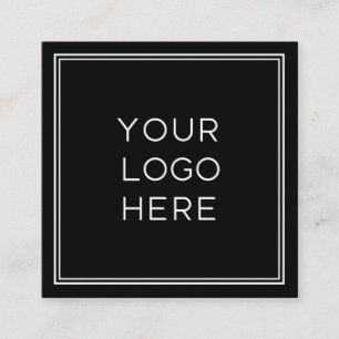 Berufliches Logo Einfach und Minimalistisch Quadratische Visitenkarte