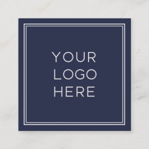 Berufliches Logo  Einfach und Minimalistisch Quadratische Visitenkarte