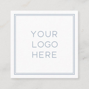 Berufliches Logo  Einfach und Minimalistisch Quadratische Visitenkarte
