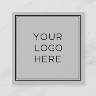 Berufliches Logo Einfach und Minimalistisch Quadratische Visitenkarte