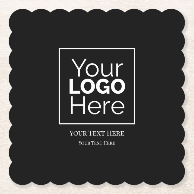 Berufliches Logo für kundenspezifische Unternehmen Untersetzer (Vorderseite)