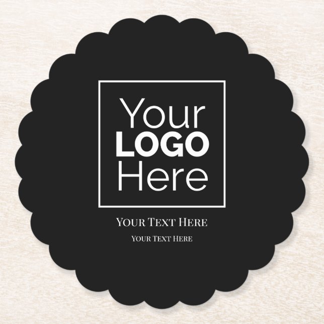 Berufliches Logo für kundenspezifische Unternehmen Untersetzer (Vorderseite)