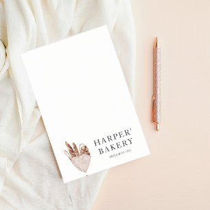 Berufliches Logo für moderne Bäckereien Post-it Klebezettel