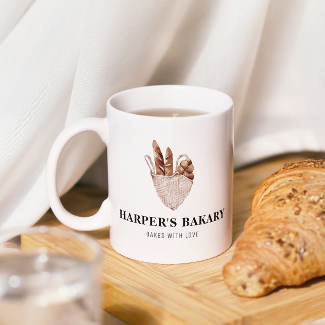 Berufliches Logo für moderne Bäckereien Tasse (Von Creator hochgeladen)