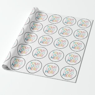 Berufliches Logo für Unternehmen Geschenkpapier