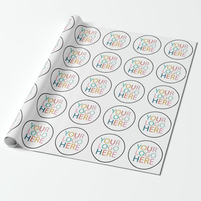 Berufliches Logo für Unternehmen Geschenkpapier (Ungerollt)
