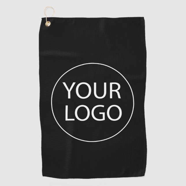 Berufliches Logo für Unternehmen Golfhandtuch (Vorderseite)