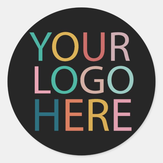 Berufliches Logo für Unternehmen Runder Aufkleber (Vorderseite)