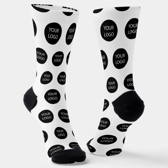 Berufliches Logo für Unternehmen Socken (Gewinkelt)