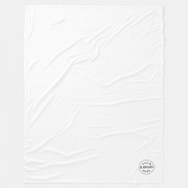 Berufliches Logo Großformat 60"x80" Fleecedecke