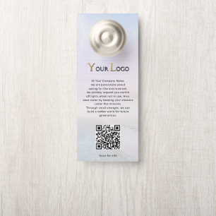 Berufliches Logo QR Code Hotel B&B Informationen Türanhänger