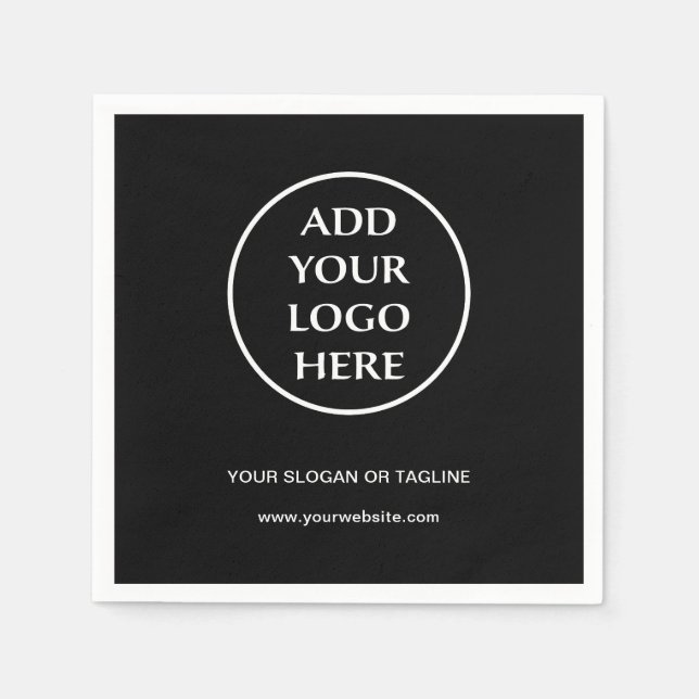 Berufliches Logo-Unternehmen Serviette (Vorderseite)