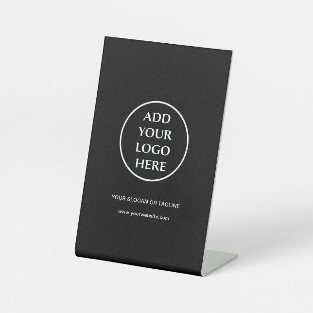 Berufliches Logo-Unternehmen Sockelschild (Vorderseite)