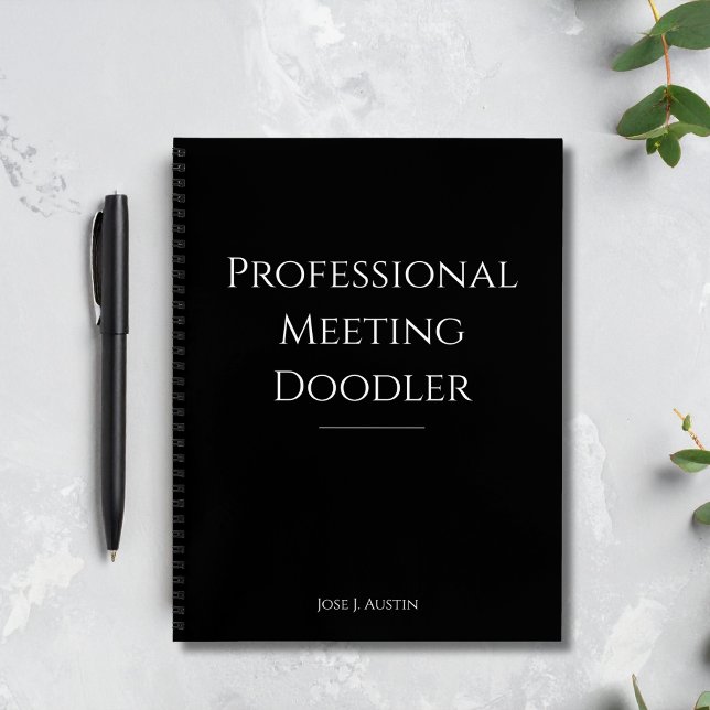 Berufliches Meeting Doodler Funny Notebook Notizbuch (Von Creator hochgeladen)