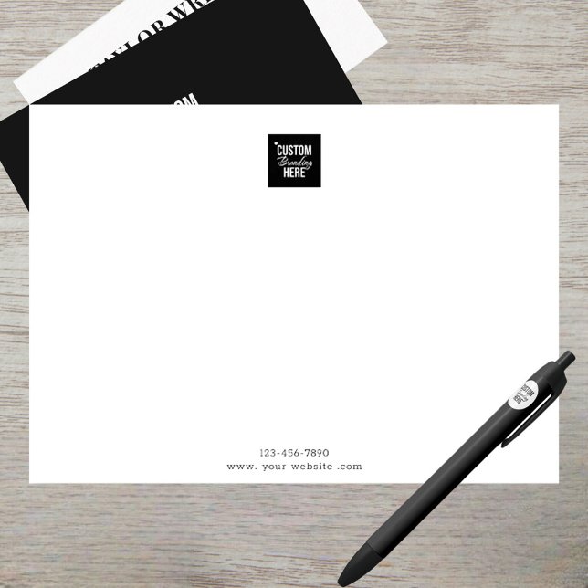 Berufliches Minimalistisches Logo für Unternehmen Mitteilungskarte (business logo note card)