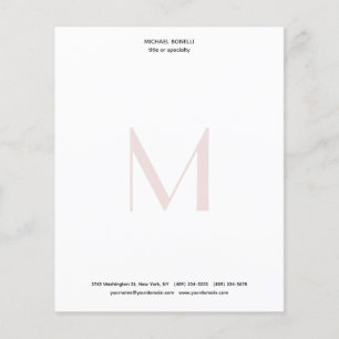 Berufliches Minimalistisches Mit Monogramm Papierb