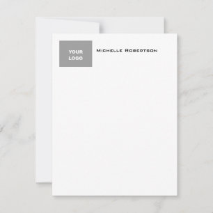 Berufliches Minimalistisches Schlichtes einfaches, Mitteilungskarte