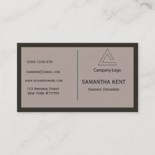 Berufliches modernes Elegant Visitenkarte