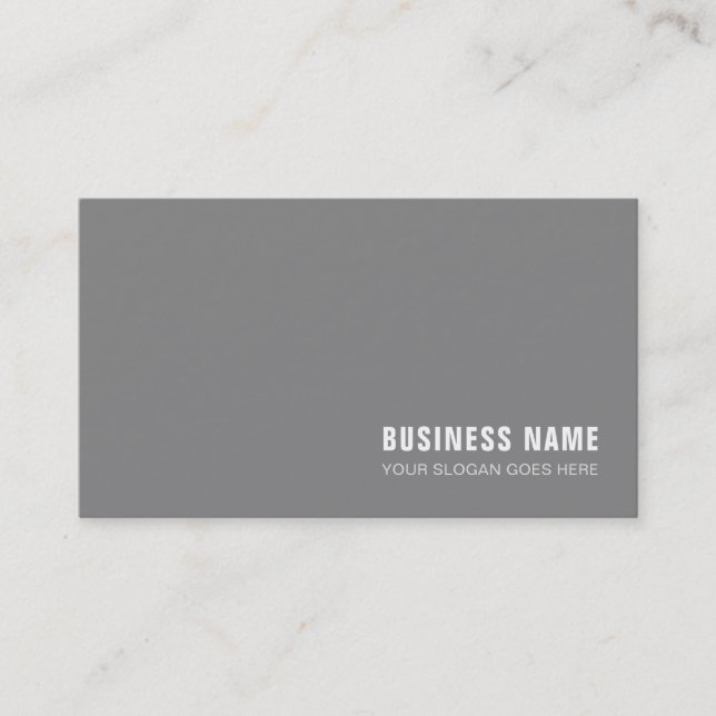 Berufliches Monogram Design Moderner Schlichter Lu Visitenkarte (Vorderseite)