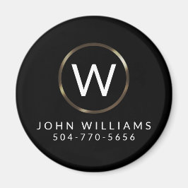 Berufliches Monogram-Magnet Magnet