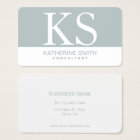 Berufliches Monogramm Elegant Makeup Artist Gray