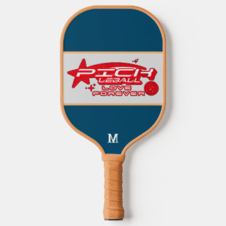 berufliches Monogramm Pickleball Schläger