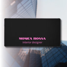 Berufliches Neonrosa Schwarz