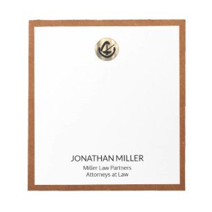 Berufliches Notepad Notizblock