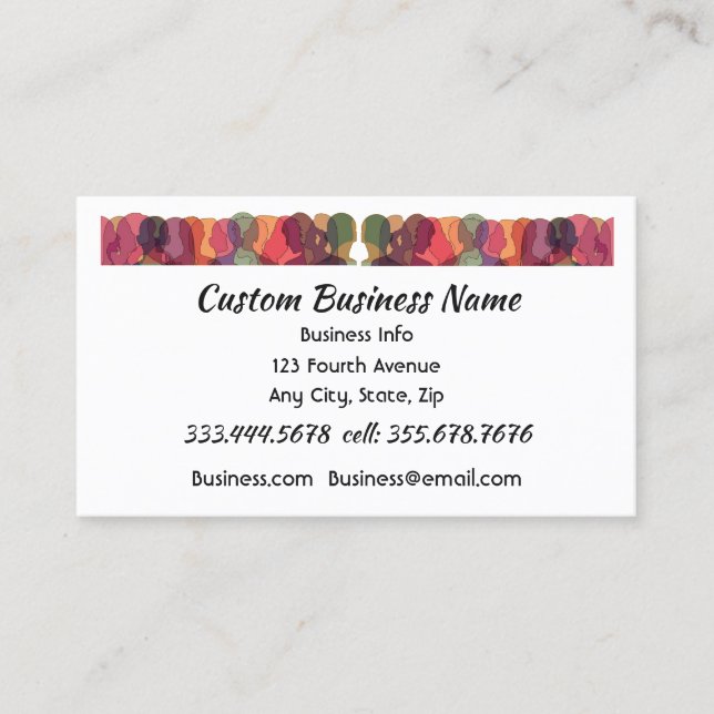 Berufliches Personal Mgr, HR Mgr Visitenkarte (Vorderseite)