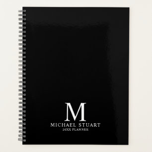 Berufliches Personalisiertes Monogramm und Name Planer