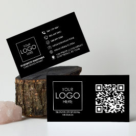 Berufliches QR-Code für Front- und Back-Business-L Visitenkarte