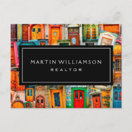 Berufliches Real Anwesen Moderne klassische Türen  Postkarte