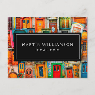 Berufliches Real Anwesen Moderne klassische Türen Postkarte