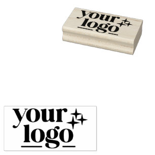 Berufliches Rectangle-Logo für Unternehmen Gummistempel