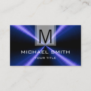 Berufliches rostfreier Stahl-Metallmonogramm #19 Visitenkarte