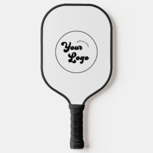 Berufliches Round-Logo für ein Unternehmen mit ben Pickleball Schläger