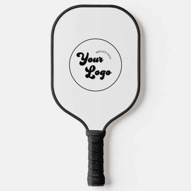Berufliches Round-Logo für ein Unternehmen mit ben Pickleball Schläger (Vorderseite)